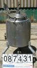 USED: Walker Stainless pressure tank, 75 gallon, 316 stainless steel, vertical. 28