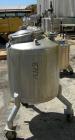 USED: Walker Stainless pressure tank, 75 gallon, 316 stainless steel, vertical. 28
