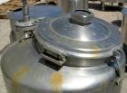 USED: Walker Stainless pressure tank, 75 gallon, 316 stainless steel, vertical. 28