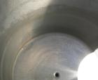 USED: Walker Stainless pressure tank, 75 gallon, 316 stainless steel, vertical. 28