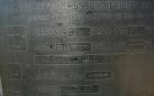 USED: Walker Stainless pressure tank, 75 gallon, 316 stainless steel, vertical. 28