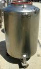 USED: Walker Stainless Pressure Tank, 120 gallon, 304 stainless steel, vertical. 30