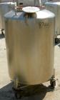 USED: Walker Stainless Pressure Tank, 120 gallon, 304 stainless steel, vertical. 30