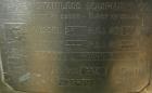 USED: Walker Stainless Pressure Tank, 120 gallon, 304 stainless steel, vertical. 30