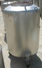 USED: Walker Stainless Pressure Tank, 120 gallon, 304 stainless steel, vertical. 30