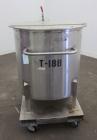 Used Water Cooling Corporation Tank, 100 Gallons, 304 Stainless Steel, Vertical. Approximately 31