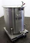 Used Water Cooling Corporation Tank, 100 Gallons, 304 Stainless Steel, Vertical. Approximately 31