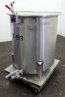 Used Water Cooling Corporation Tank, 100 Gallons, 304 Stainless Steel, Vertical. Approximately 31