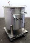 Used Water Cooling Corporation Tank, 100 Gallons, 304 Stainless Steel, Vertical. Approximately 31