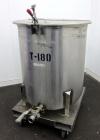 Used Water Cooling Corporation Tank, 100 Gallons, 304 Stainless Steel, Vertical. Approximately 31