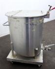 Used Water Cooling Corporation Tank, 100 Gallons, 304 Stainless Steel, Vertical. Approximately 31