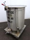Used Water Cooling Corporation Tank, 100 Gallons, 304 Stainless Steel, Vertical. Approximately 31