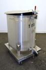 Used- Water Cooling Corporation Tank, 100 Gallon, 304 Stainless Steel, Vertical. Approximately 31