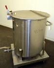 Used- Water Cooling Corporation Tank, 100 Gallon, 304 Stainless Steel, Vertical. Approximately 31