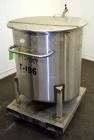 Used Water Cooling Corporation Tank, 100 Gallon, 304 Stainless Steel, Vertical. Approximately 31