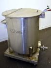 Used Water Cooling Corporation Tank, 100 Gallon, 304 Stainless Steel, Vertical. Approximately 31