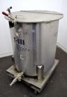 Used Water Cooling Corporation Tank, 100 Gallon, 304 Stainless Steel, Vertical. Approximately 31