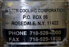 Used- Water Cooling Corporation Tank, 100 Gallon, 304 Stainless Steel, Vertical. Approximately 31