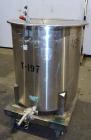 Used Water Cooling Corporation Tank, 100 Gallon, 304 Stainless Steel, Vertical. Approximately 31