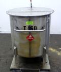 Used- Water Cooling Corporation Tank, 100 Gallon, 304 Stainless Steel, Vertical. Approximately 31