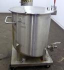 Used Water Cooling Corporation Tank, 100 Gallon, 304 Stainless Steel, Vertical. Approximately 31
