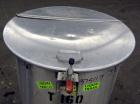 Used- Water Cooling Corporation Tank, 100 Gallon, 304 Stainless Steel, Vertical. Approximately 31