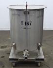 Used Water Cooling Corporation Tank, 100 Gallon, 304 Stainless Steel, Vertical. Approximately 31