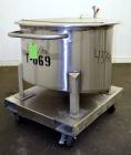 Used- Water Cooling Corporation Tank, 60 Gallon, 304 Stainless Steel, Vertical. Approximately 30-1/2