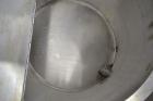 Used- Water Cooling Corporation Tank, 60 Gallon, 304 Stainless Steel, Vertical. Approximately 30-1/2