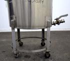 Used Water Cooling Corporation Tank, 60 Gallons, 304 Stainless Steel, Vertical. Approximately 30-1/2