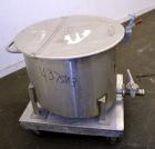 Used Water Cooling Corporation Tank, 60 Gallons, 304 Stainless Steel, Vertical. Approximately 30-1/2