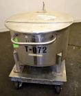 Used Water Cooling Corporation Tank, 60 Gallons, 304 Stainless Steel, Vertical. Approximately 30-1/2