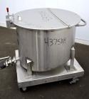 Used- Water Cooling Corporation Tank, 60 Gallons, 304 Stainless Steel, Vertical. Approximately 30-1/2