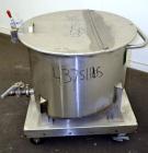 Used Water Cooling Corporation Tank, 60 Gallons, 304 Stainless Steel, Vertical. Approximately 30-1/2