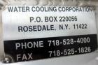 Used Water Cooling Corporation Tank, 60 Gallons, 304 Stainless Steel, Vertical. Approximately 30-1/2