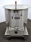 Used Water Cooling Corporation Tank, 60 Gallons, 304 Stainless Steel, Vertical. Approximately 30-1/2