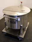 Used Water Cooling Corporation Tank, 60 Gallons, 304 Stainless Steel, Vertical. Approximately 30-1/2