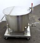 Used Water Cooling Corporation Tank, 60 Gallons, 304 Stainless Steel, Vertical. Approximately 30-1/2