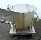 Used Water Cooling Corporation Tank, 60 Gallons, 304 Stainless Steel, Vertical. Approximately 30-1/2