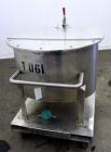 Used- Water Cooling Corporation Tank, 60 Gallons, 304 Stainless Steel, Vertical. Approximately 30-1/2