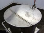 Used- Water Cooling Corporation Tank, 60 Gallons, 304 Stainless Steel, Vertical. Approximately 30-1/2