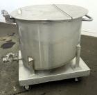 Used Water Cooling Corporation Tank, 60 Gallons, 304 Stainless Steel, Vertical. Approximately 30-1/2