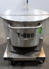 Used- Water Cooling Corporation Tank, 60 Gallons, 304 Stainless Steel, Vertical. Approximately 30-1/2