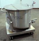 Used Water Cooling Corporation Tank, 60 Gallons, 304 Stainless Steel, Vertical. Approximately 30-1/2