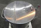 Used- Water Cooling Corporation Tank, 60 Gallons, 304 Stainless Steel, Vertical. Approximately 30-1/2