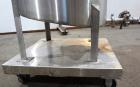 Used Water Cooling Corporation Tank, 60 Gallons, 304 Stainless Steel, Vertical. Approximately 30-1/2