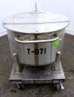 Used Water Cooling Corporation Tank, 60 Gallons, 304 Stainless Steel, Vertical. Approximately 30-1/2