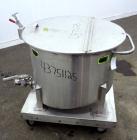Used Water Cooling Corporation Tank, 60 Gallons, 304 Stainless Steel, Vertical. Approximately 30-1/2