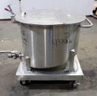 Used Water Cooling Corporation Tank, 60 Gallons, 304 Stainless Steel, Vertical. Approximately 30-1/2