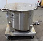 Used Water Cooling Corporation Tank, 60 Gallons, 304 Stainless Steel, Vertical. Approximately 30-1/2